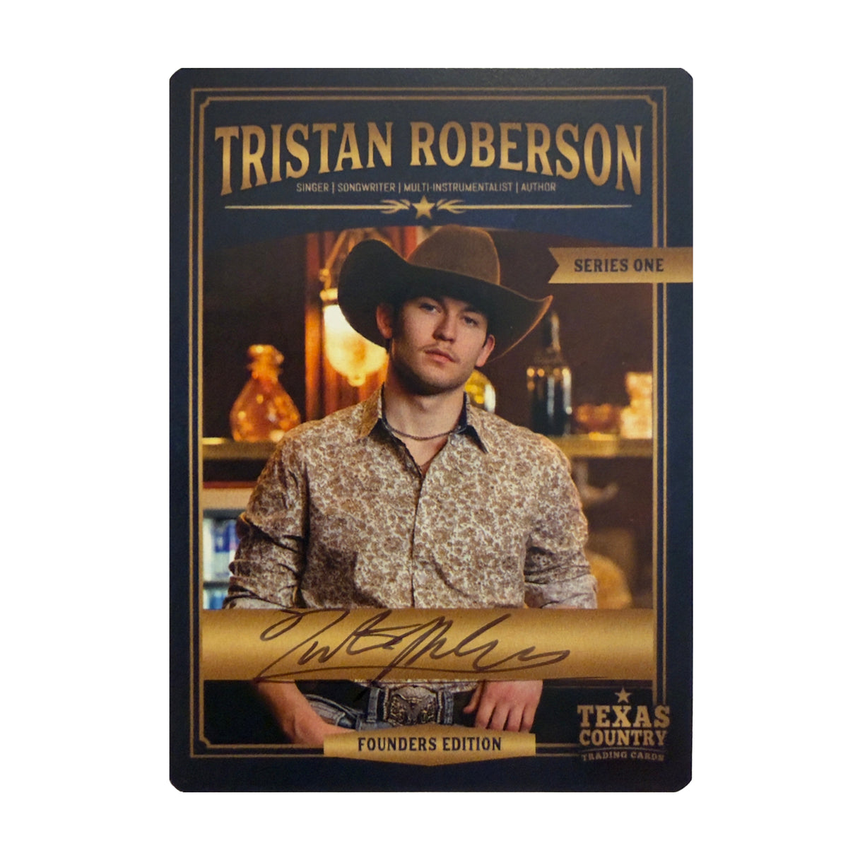 Tristan Roberson Autographed Trading Card