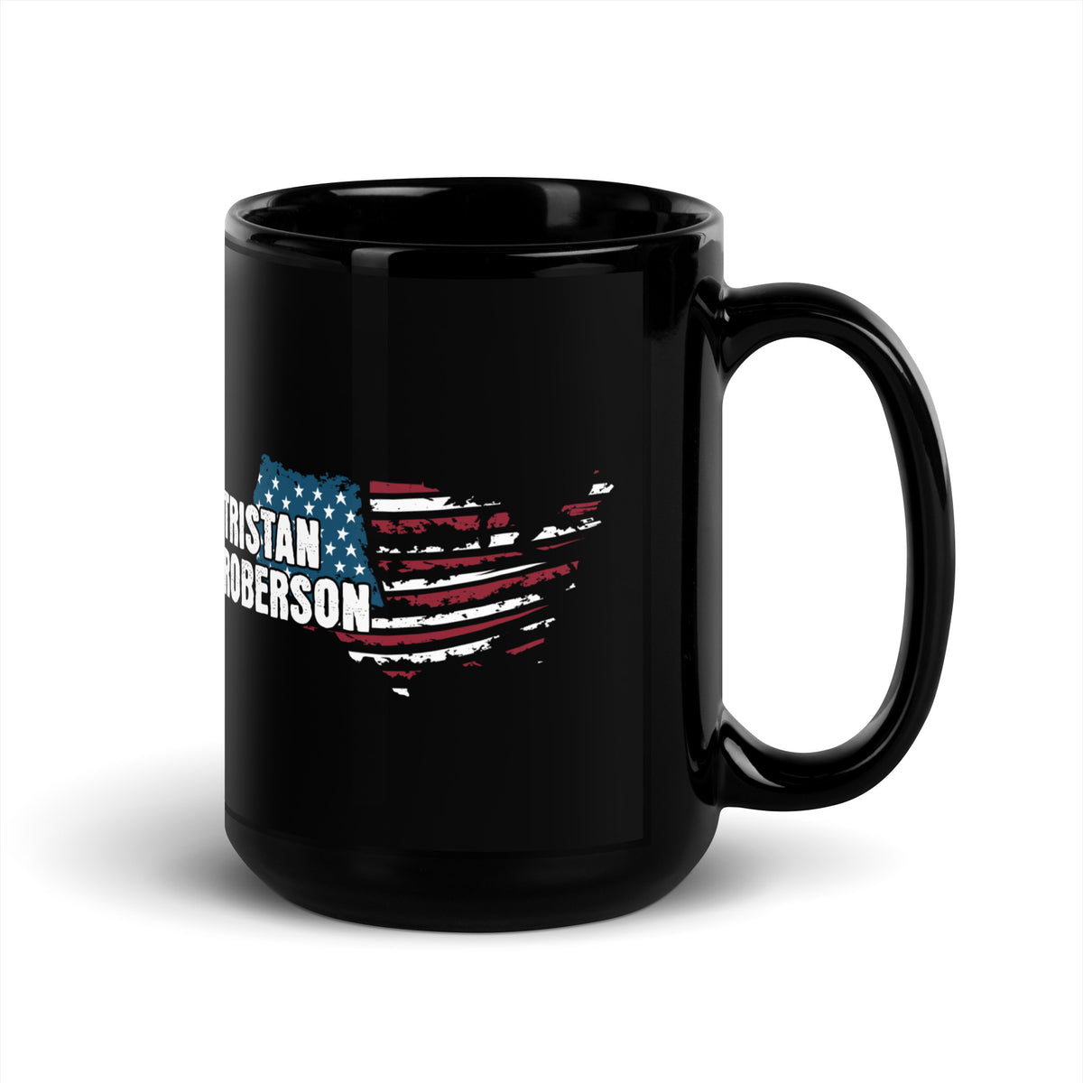 TR God Bless America Mug - Black