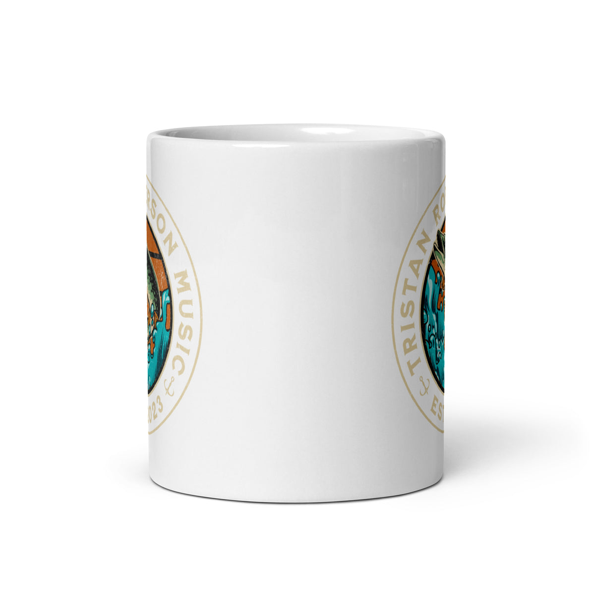 TR Monster Fishing Mug - White