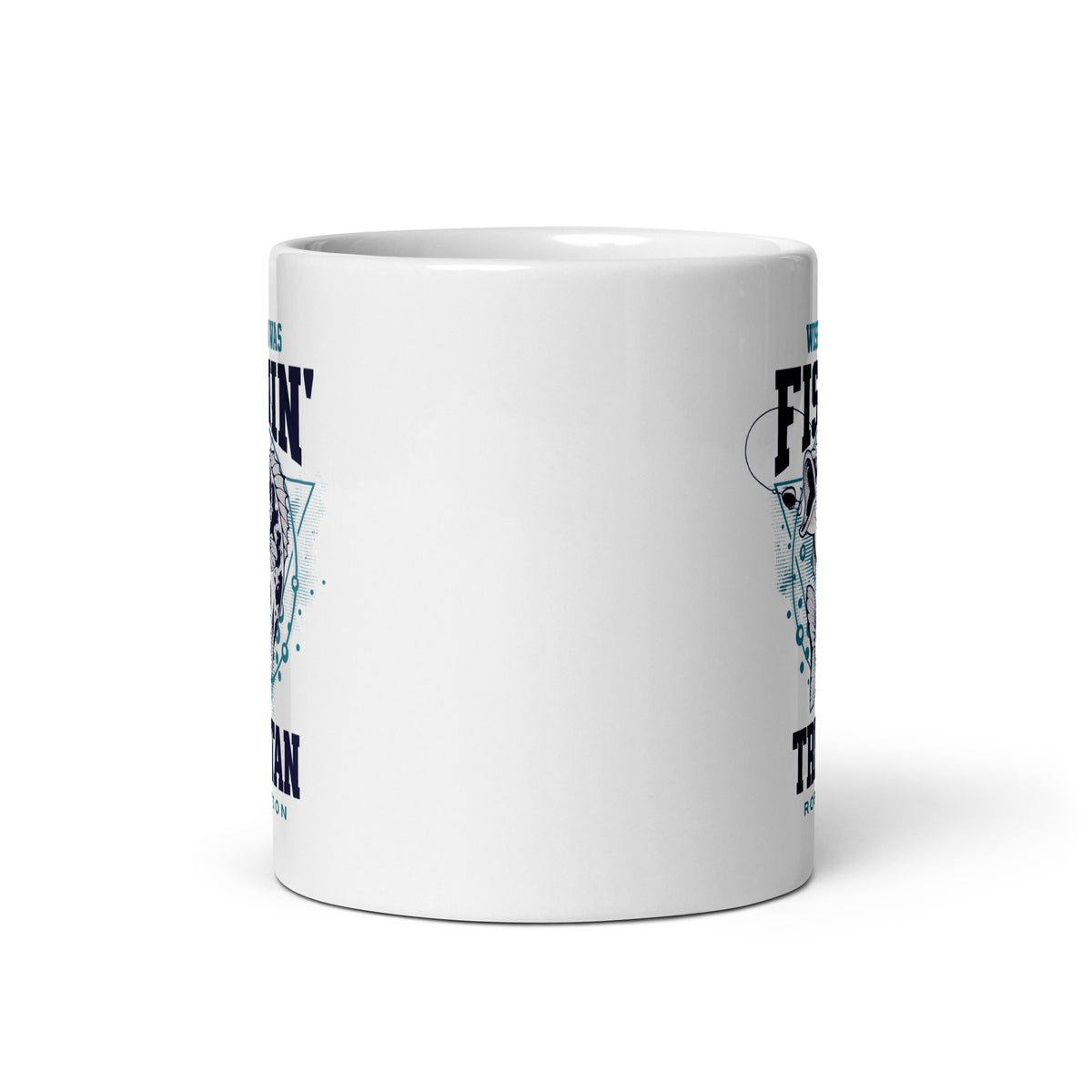 TR Wishin Fishin Mug - White