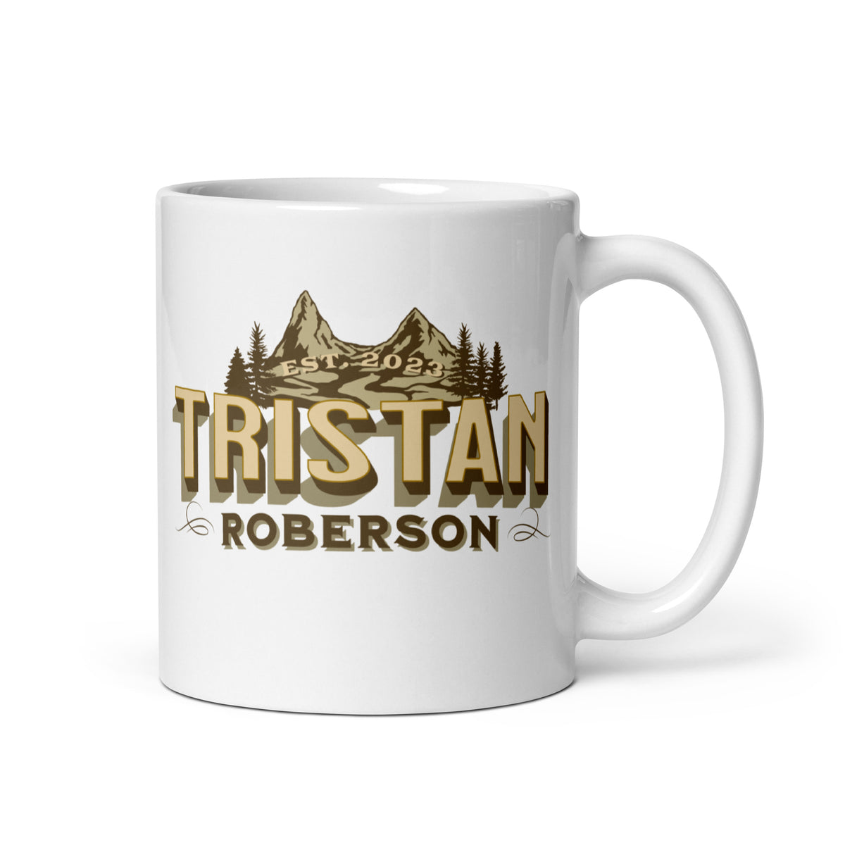 TR Mountain Mug - White