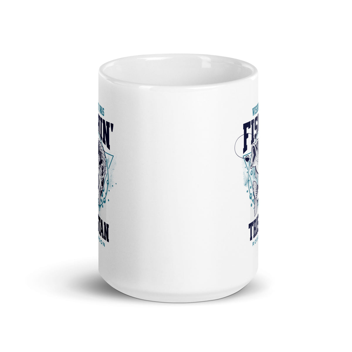 TR Wishin Fishin Mug - White