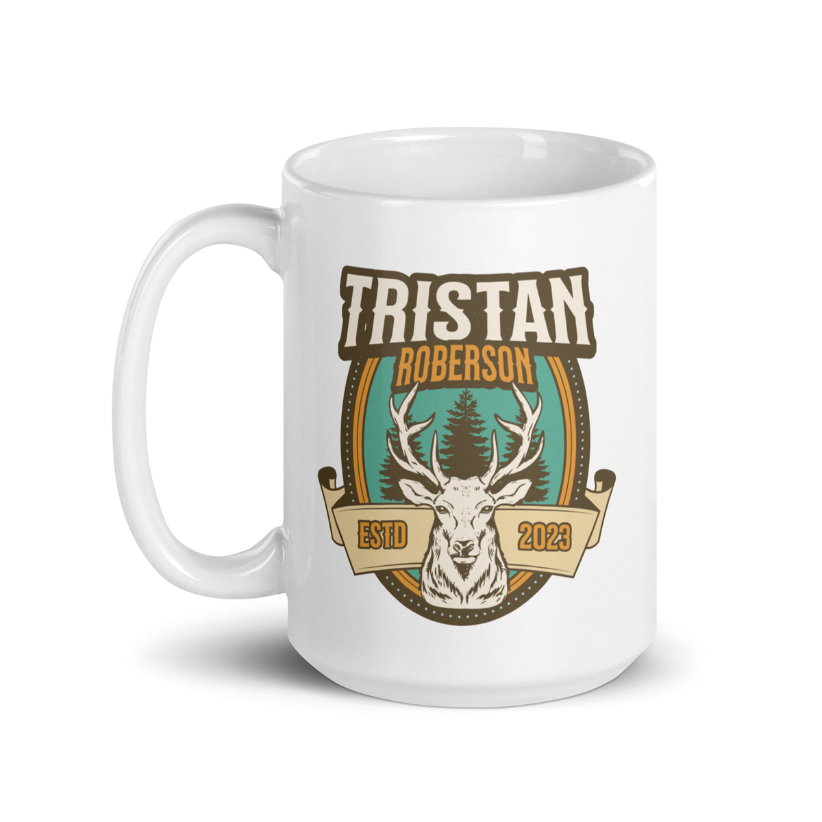 TR Deer Mug - White