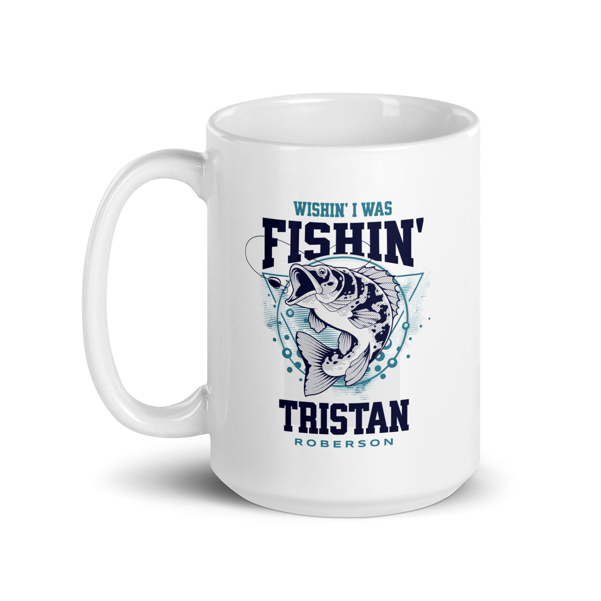 TR Wishin Fishin Mug - White