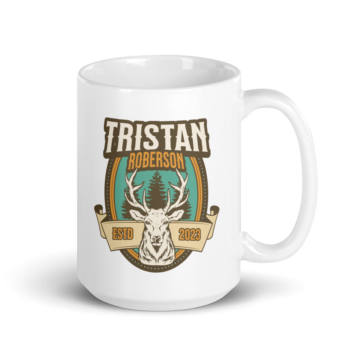 TR Deer Mug - White